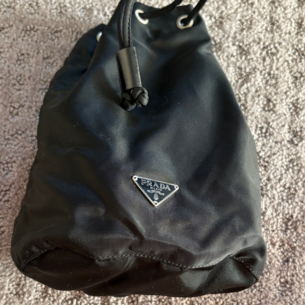 Prada Black Cosmetic Bag